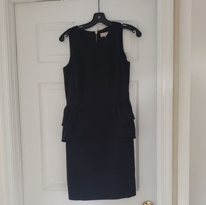 Black Peplum Dress